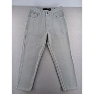 Calvin Klein Jeans Mens 30x28 Tan Green Khaki Easy Fit Baggy Tapered Y2K W29"